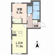 リーフガーデンⅠの間取り画像