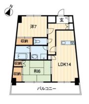 エクセルメゾン岡山の間取り画像