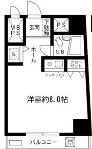 大井町プリンスハイツの間取り画像