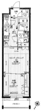 日神デュオステージ関内大通り公園の間取り画像