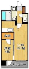 レジーナ小倉の間取り画像