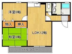 カメリア徳力の間取り画像