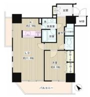 トレステージ目黒の間取り画像