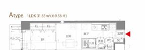 レスピール与野の間取り画像