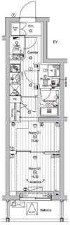 PREMIUM CUBE 中野新橋 DEUXの間取り画像