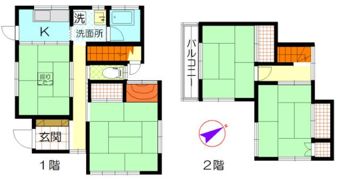 Y’s House Iriyamazu(ワイズハウスイリヤマズ)の間取り画像