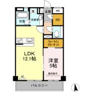 カスタニエ緑井Ⅲの間取り画像