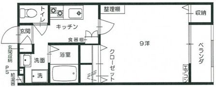 フィールドエッヂ H棟の間取り画像