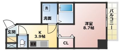 コージーコート石山の間取り画像