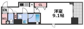 Fortuney大手前の間取り画像