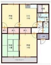 セントラルハイツ Aの間取り画像
