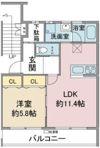 パークウエスト上社の間取り画像