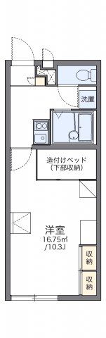 レオパレスK0049の間取り画像