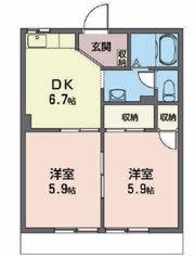 パークビレッヂEの間取り画像