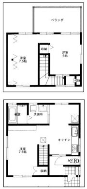 荻窪1丁目戸建の間取り画像