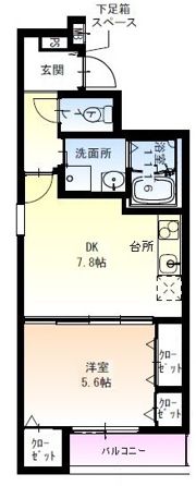 フジパレス北公園Ⅰ番館の間取り画像