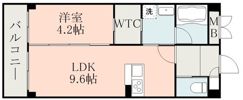 フラワーラブⅡの間取り画像