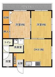 Fujiパルクの間取り画像