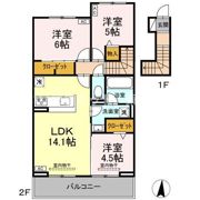 セジュール池田の間取り画像