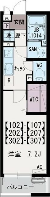 ランドグレイス西浦和の間取り画像