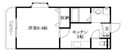 コスモス弐番館の間取り画像