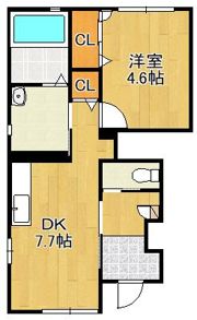 アレッジオKの間取り画像
