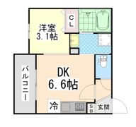 ココングランジュール芦屋西2の間取り画像