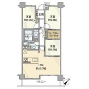 リーフィアレジデンス東林間の間取り画像