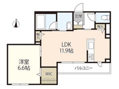 ヴィラ博丈井口B棟の間取り画像