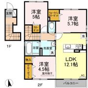 ルミエール C棟の間取り画像