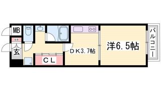 レン元町駅前の間取り画像