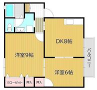 クレアトゥール陵南の間取り画像