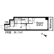 みおつくし江戸堀の間取り画像