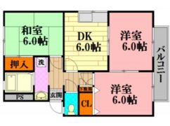 パストラルハイムB館の間取り画像