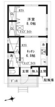 ウエストウッド本多の間取り画像