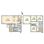 市川戸建の間取り画像