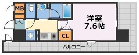 ジュネーゼグラン心斎橋東の間取り画像