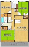 エクセレント中井の間取り画像