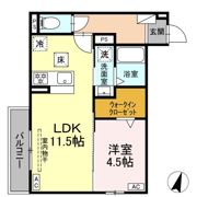 (仮称)D-ROOM今之浦の間取り画像