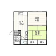 コーポ大木Ⅱの間取り画像