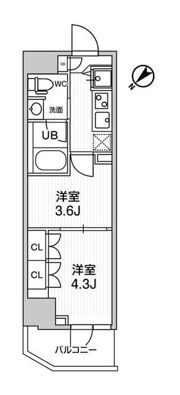 ARKMARK巣鴨sta．の間取り画像