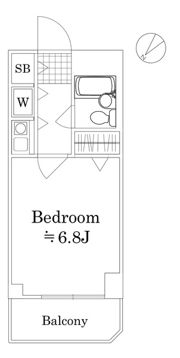 ナイスアーバン鶴見中央の間取り画像