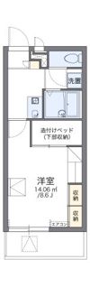 レオパレスGreenHillsの間取り画像