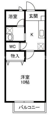 グリーンヒルズ A棟の間取り画像