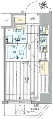 GROWS RESIDENCE横浜大通り公園の間取り画像