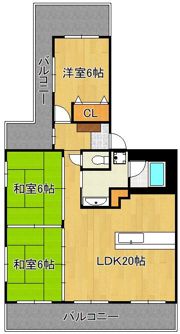 ライオンズマンション黒崎 1001号室の間取り画像
