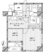 デュオ・スカーラ田端の間取り画像