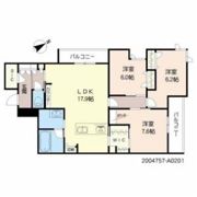 Heritage NAKAI Manoirの間取り画像