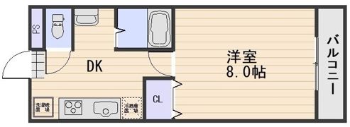 ピア大元駅前の間取り画像