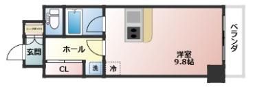 THE MUTUAL 江坂の間取り画像